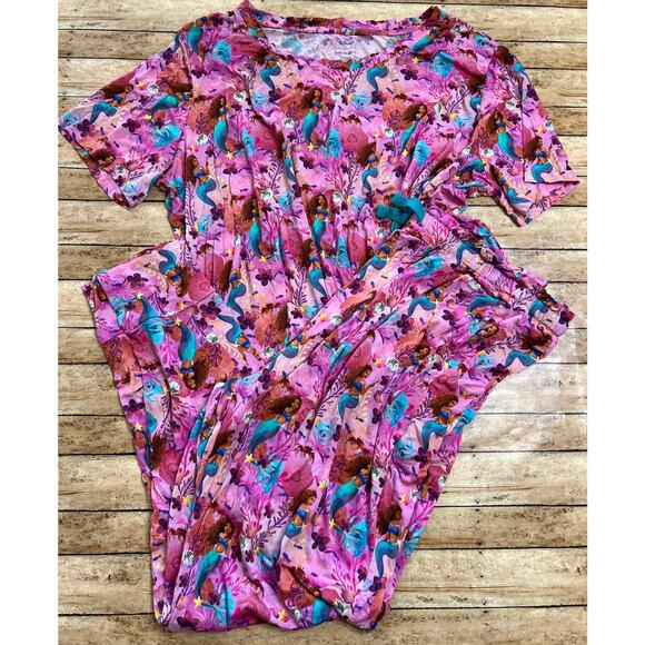 Posh Peanut Other - Posh Peanut Little Mermaid Women's Bamboo Pajama Set XL/L